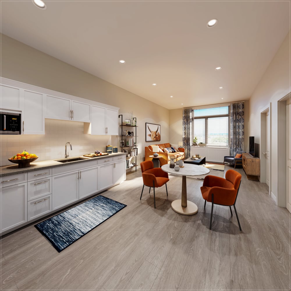 Resident apartment kitchen at Anthology of The Arboretum in Austin, Texas