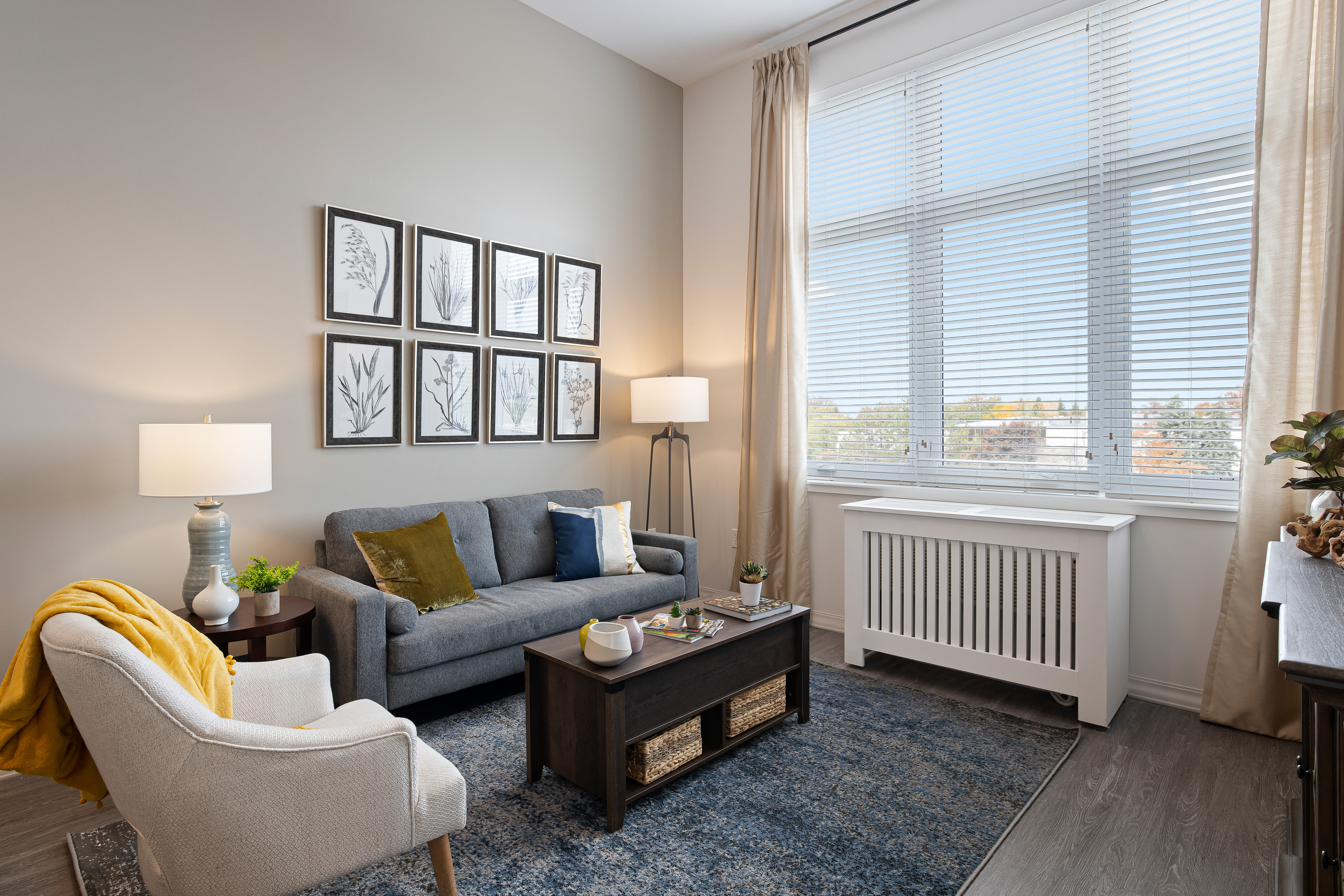 Anthology Senior Living senior apartment living room