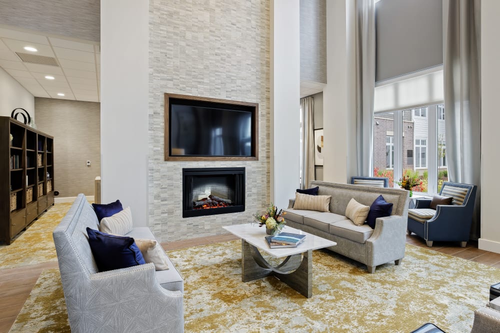 Reception area at a Anthology Senior Living location