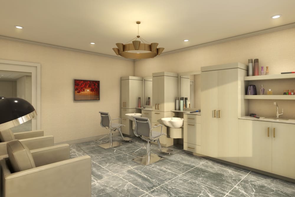 Salon at Anthology of Highland Park in Dallas, Texas