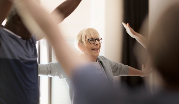 Stretching classes at Anthology Senior Living in Chicago, Illinois