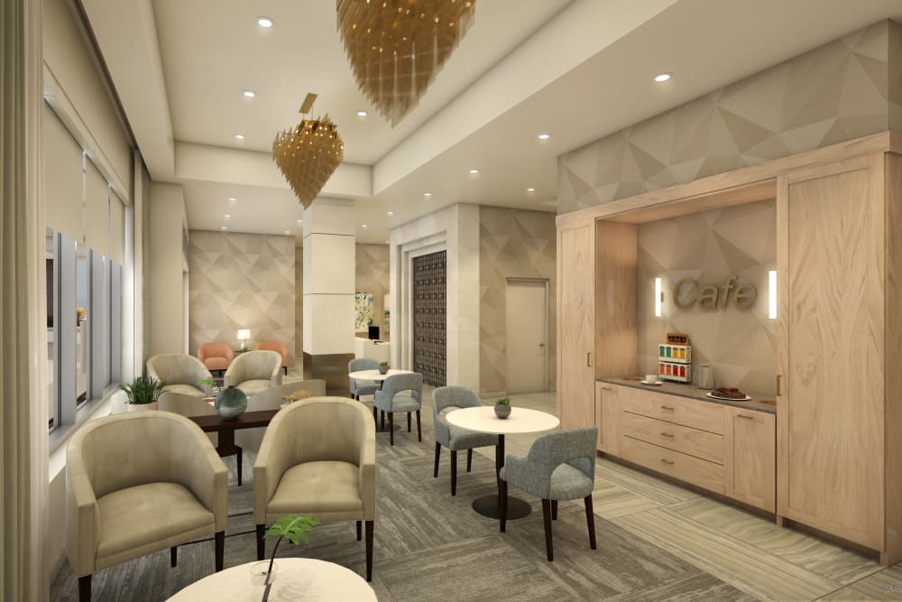 Cafe at Anthology of Highland Park in Dallas, Texas