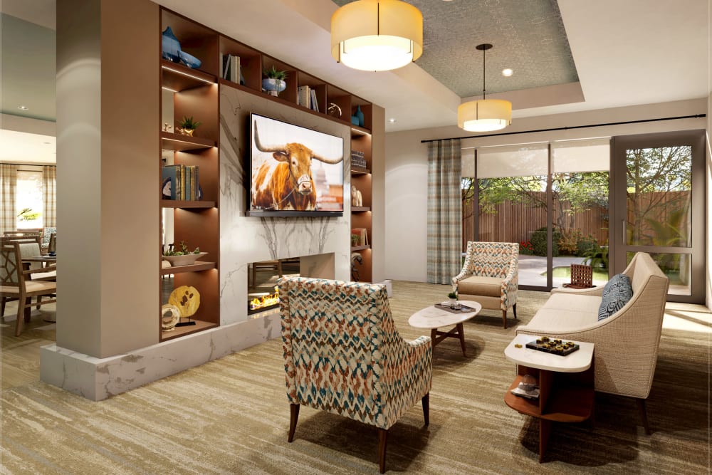 Lounge of Anthology of The Arboretum in Austin, Texas